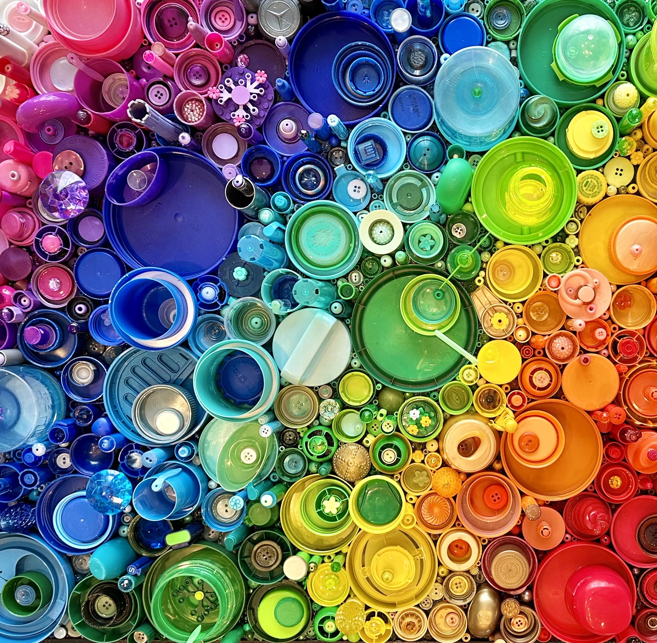 Myles Constable: "Plasticity" assemblage art